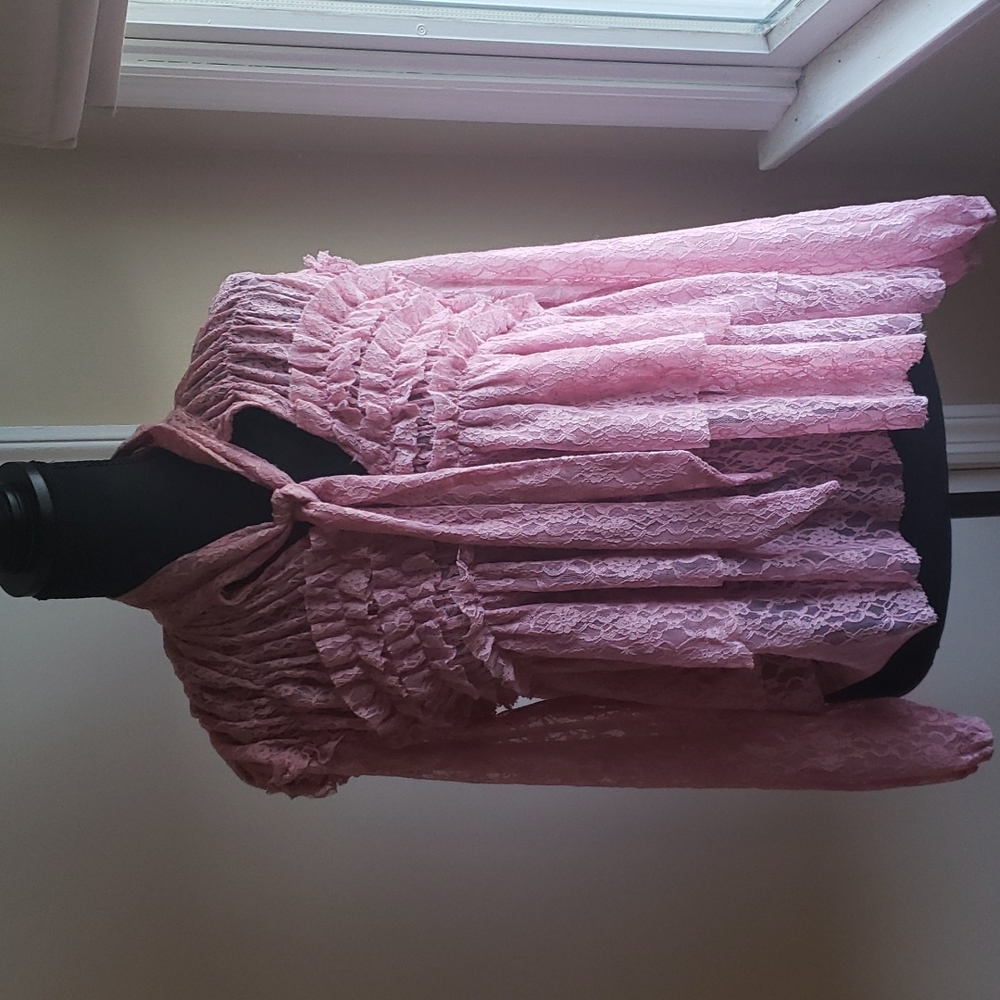 INC lacey top xs